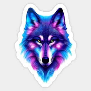 Cosmic Wolf Sticker